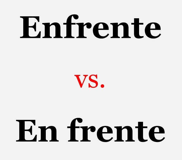 enfrente